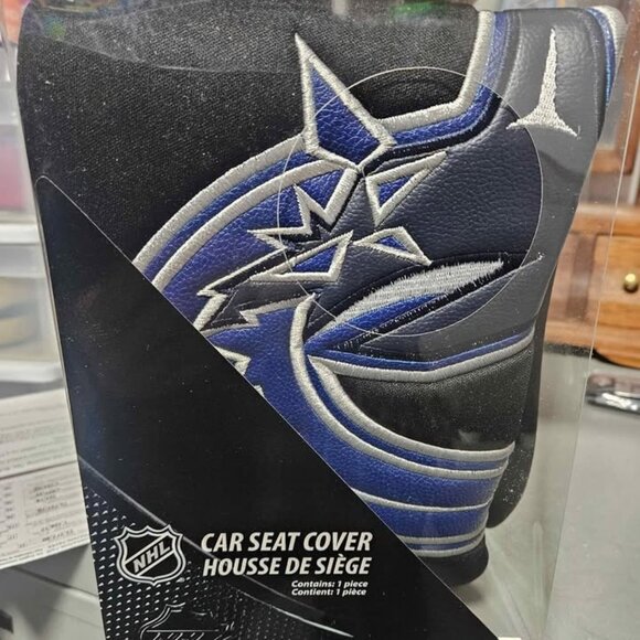 Canucks Fan Pack Seat Covers 2X Steering Wheel Cover - Picture 1 of 3